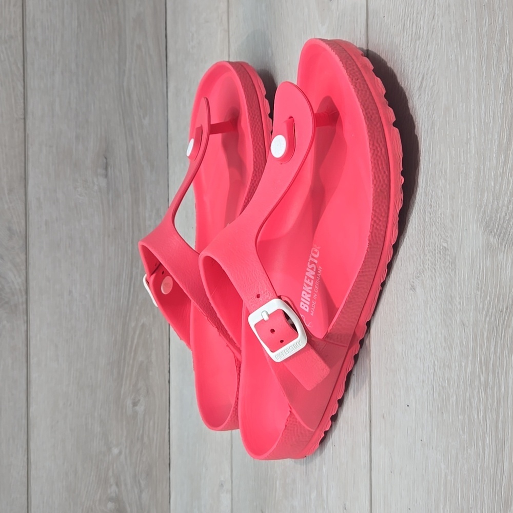Birkenstock Pink EVA Gizeh Thong Sandals